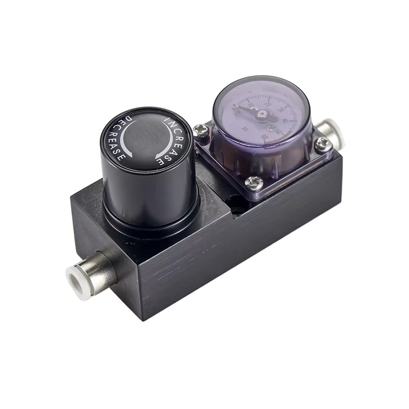 Co2 Regulator Dual Stage - Mini regolatore secondario di pressione per