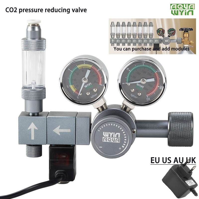 Co2 Regulator Dual Stage - Regolatore di pressione CO2 per acquario