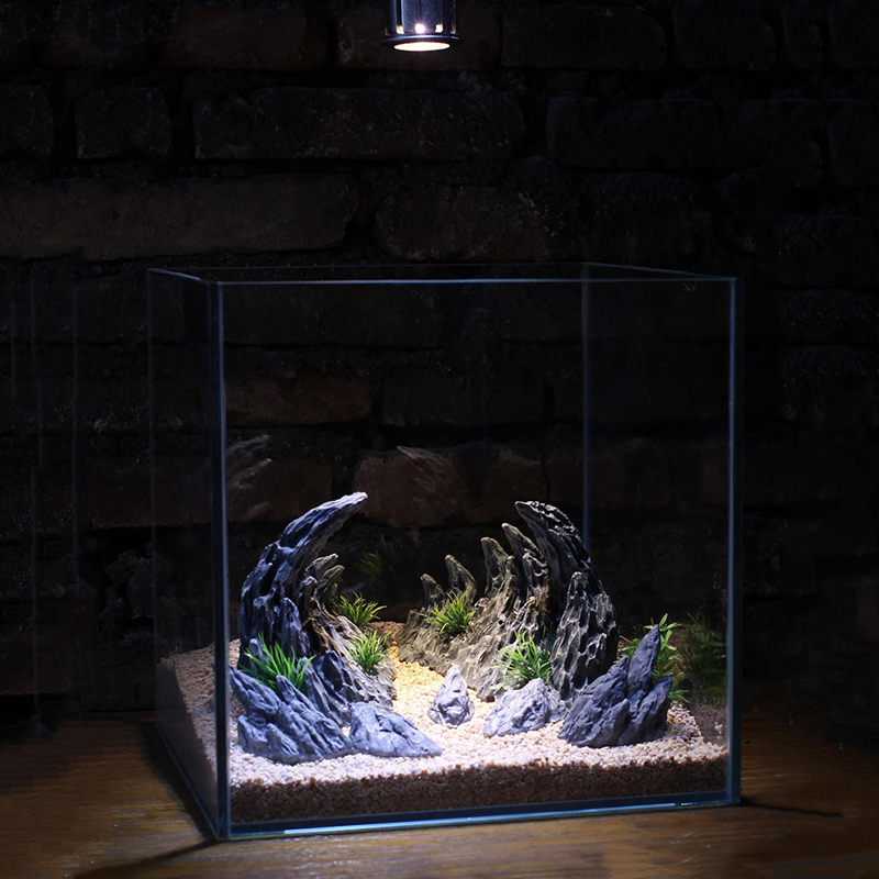 Planted Aquarium With Rocks - Simulazione serbatoio di pesce pietra Canyon