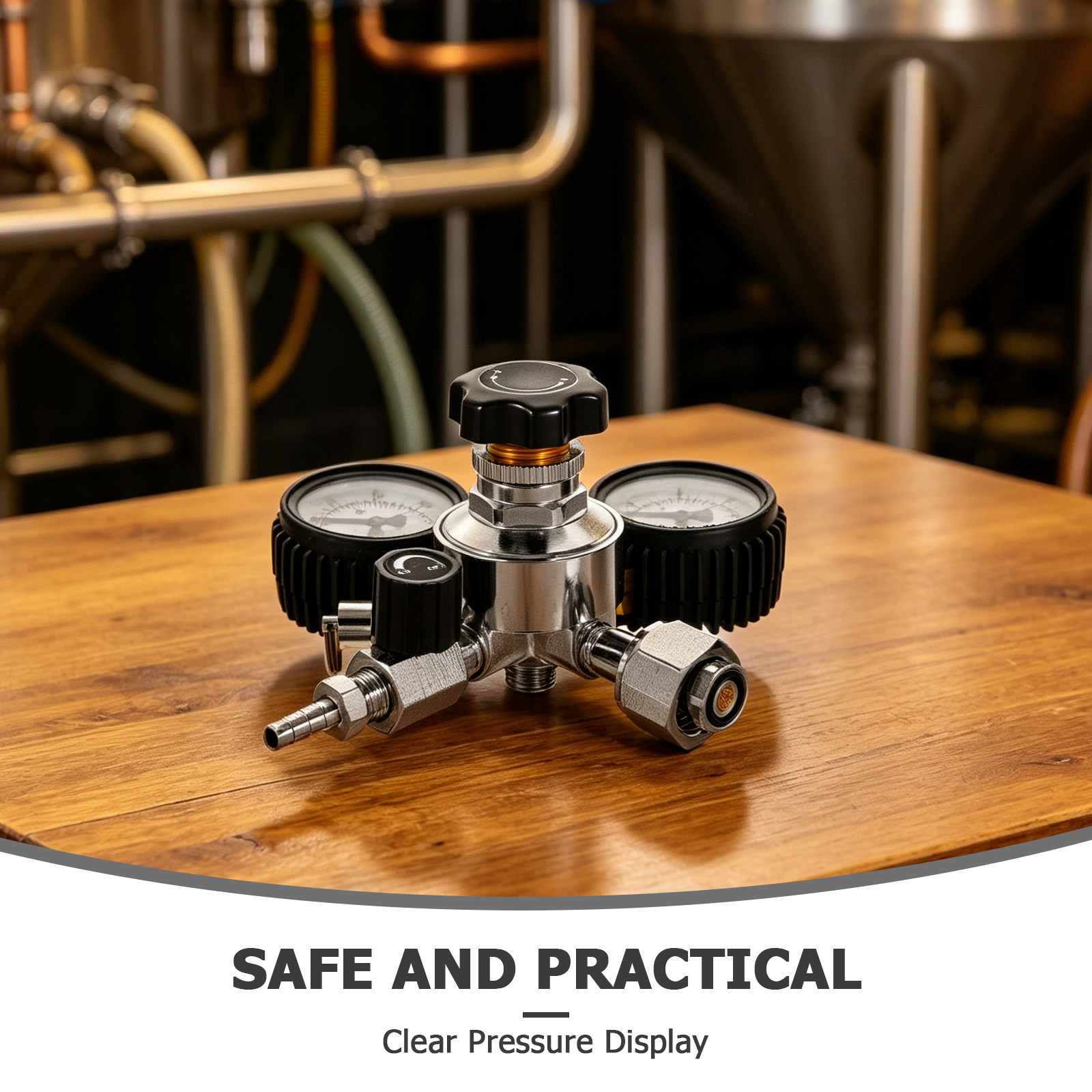 1 Set Dispositivo per la Produ - Co2 Regulator Dual Stage recensione e prezzo