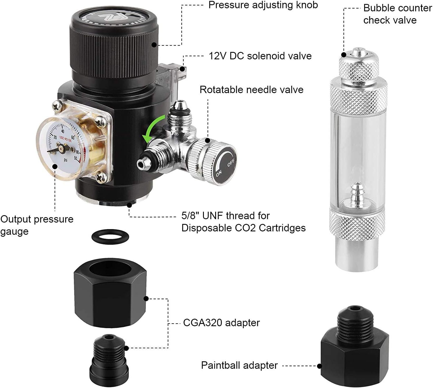 Regolatore di CO2 per acquario - Co2 Regulator Dual Stage recensione e prezzo