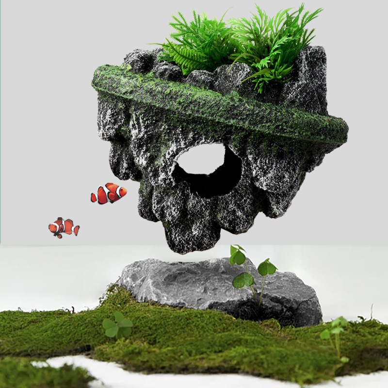 Isola sospesa Acquario Decorat - Planted Aquarium With Rocks recensione e prezzo