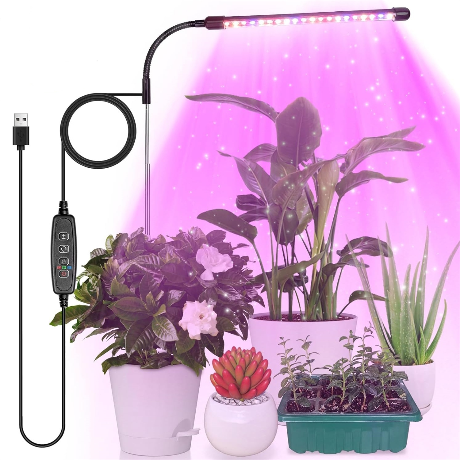 3 colori USB coltiva la lampad - Led Planted Tank Light recensione e prezzo