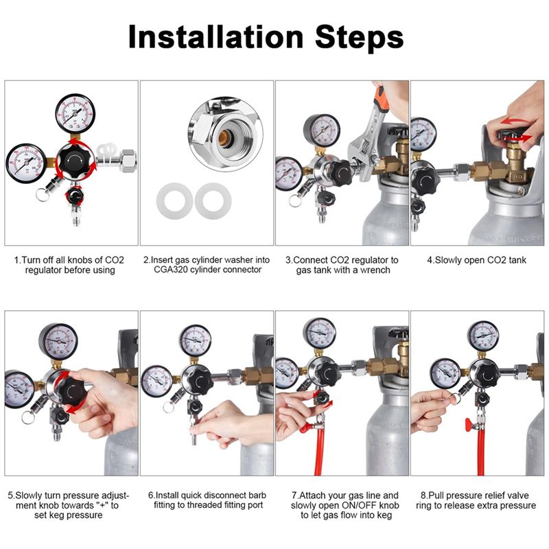 Regolatore per fusti A02M-CGA- - Co2 Regulator Dual Stage recensione e prezzo