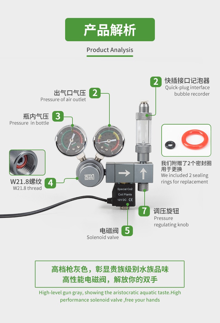 Regolatore CO2 per Acquario co - Co2 Regulator Dual Stage recensione e prezzo