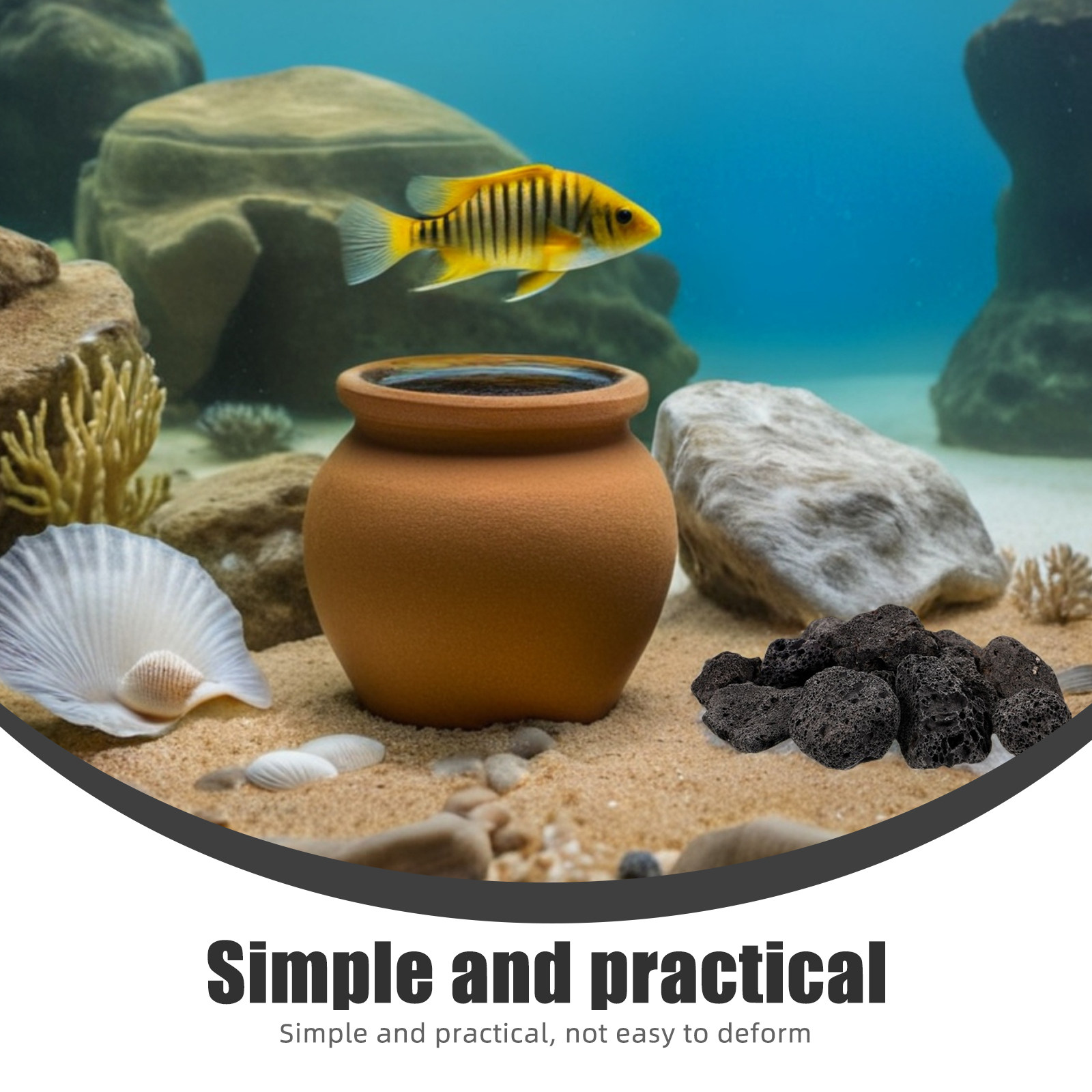 Confezione da 1 Pietre Vulcani - Planted Aquarium With Rocks recensione e prezzo